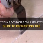 A Step By Guide To Regrouting Your Shower Tile Floor