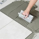 Do You Put Adhesive On Tile Or Wall