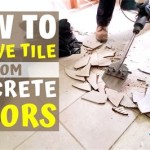How To Remove Tile Flooring From Concrete