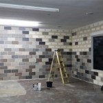 How To Tile Over Painted Cinder Block