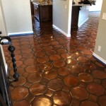 Staining Saltillo Tiles For A Unique Looking Floor