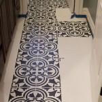 What Paint To Use Stencil Tile Floor